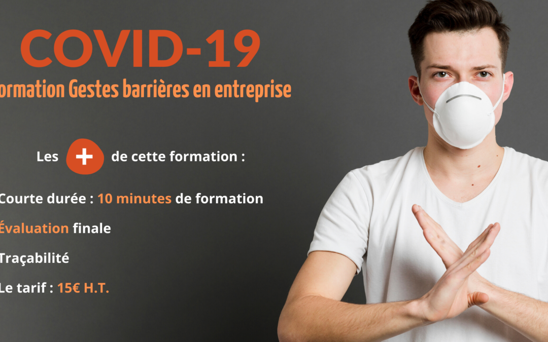 E-Learning – Une formation unique aux gestes barrières